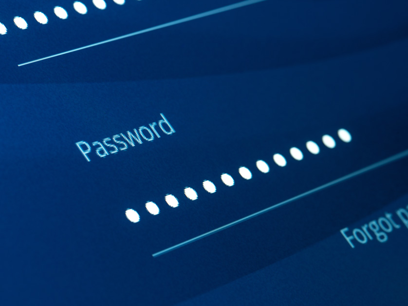 password computer screen