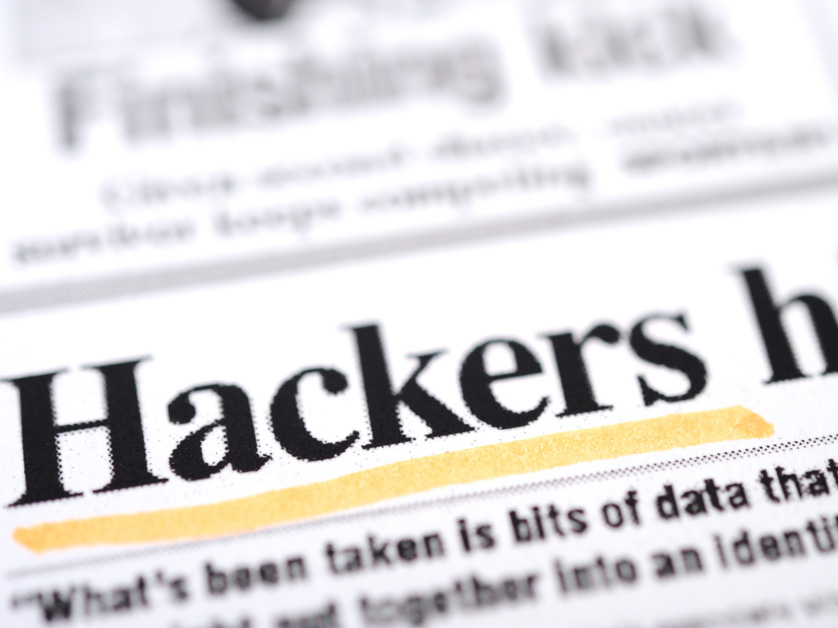 hackers title in newspaper