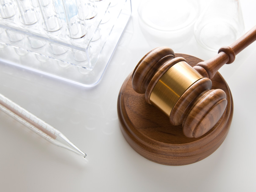 science labs and gavel