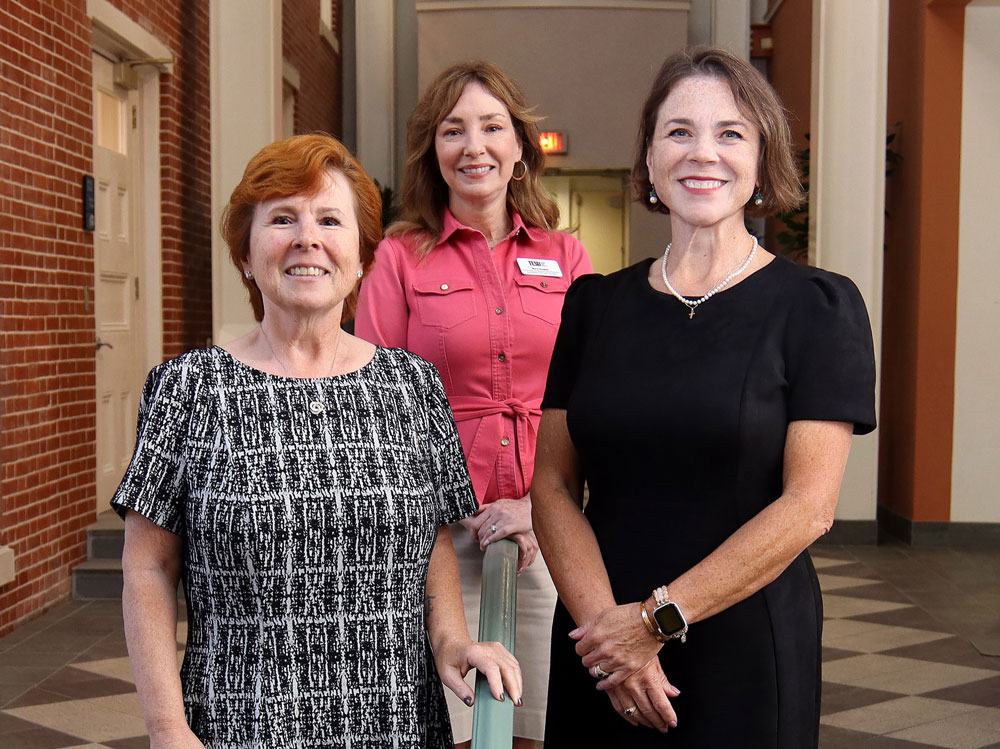 TESU employees Catherine A. Punchello, Mary Heagley and Juliette Punchello