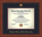 A product image of a diploma frame.