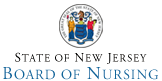 State of New Jersey Board of Nursing logo